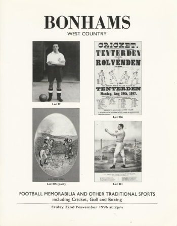 Bonhams West Country Football Memorabilia