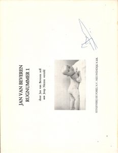 Jan van Beveren gesigneerd