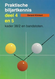 GERARD KLINKERT - Praktische Biljartkennis. Deel 4 en 5 -Kader 38/2 en bandstoten