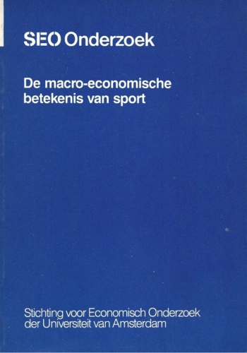 Macro-economische betekenis van sport