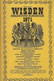 Wisden Cricketers Almanack 1971