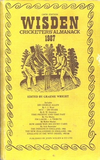 Wisden Cricketers Almanack 1987