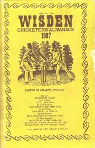 Wisden Cricketers Almanack 1987
