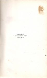 Haagsche Voetbal Vereeniging 1883 -1933