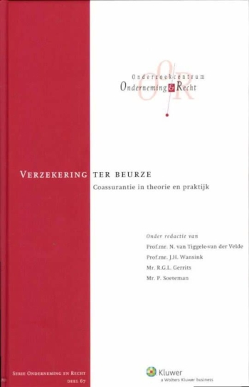 Onderneming en recht 67 - Verzekering ter beurze, coassurantie in theorie en praktijk