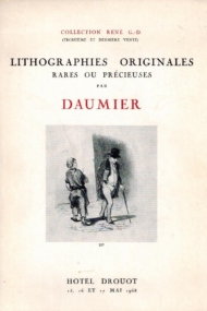 Lithographies Originales Rares ou Precieuses par Daumier