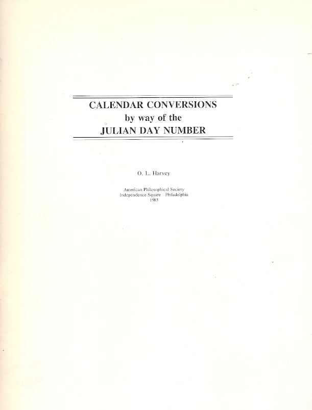 calendar conversions