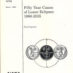 Fifty Years of Canon of Lunar Eclipses 1986-2035 Nr. 1216