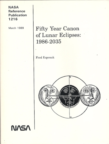 Fifty Years of Canon of Lunar Eclipses 1986-2035 Nr. 1216