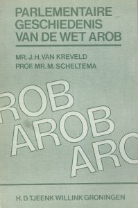 Parlementaire geschiedenis van de Wet Arob