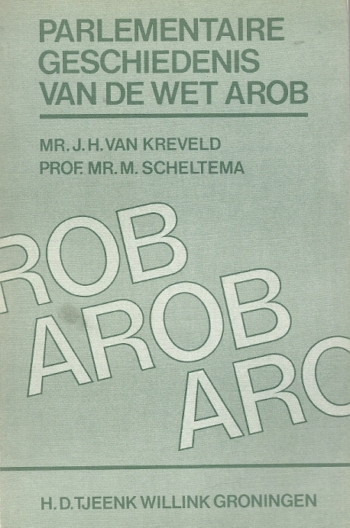 Parlementaire geschiedenis van de Wet Arob