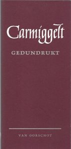 Carmiggelt gedundrukt - Cover