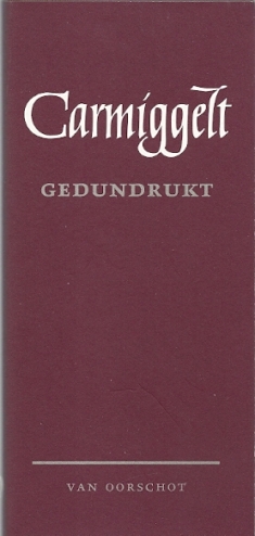 Carmiggelt gedundrukt - Cover