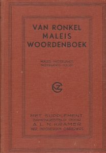 Van Ronkel Maleis Woordenboek