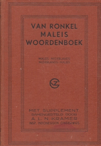 Van Ronkel Maleis Woordenboek