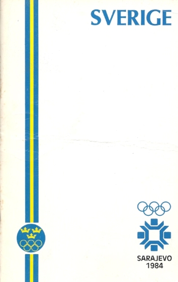 Sverige Sarajevo 1984 Media Guide