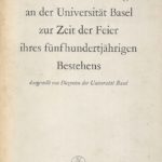 Lehre und forschung an der Universitat Basel