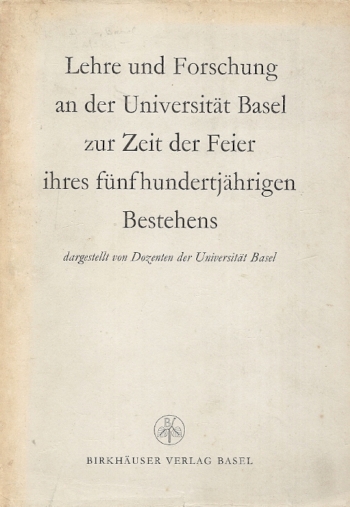 Lehre und forschung an der Universitat Basel