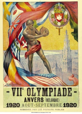 Antwerp 1920 Summer Olympic Games Official Poster