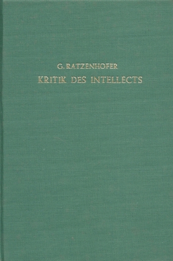 Kritik des Intellects