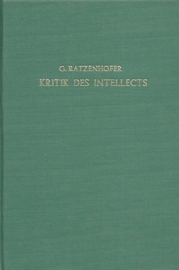 Kritik des Intellects