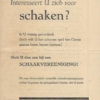 Interesseert u zich voor schaken