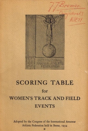 Scoring Table Women