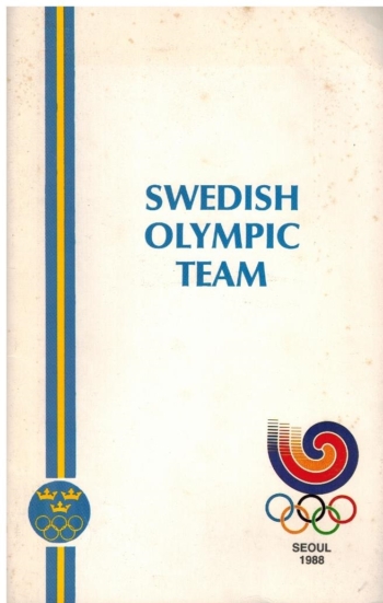 Swedish Olympic Team Seoul 1988