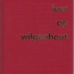 Rood leer op wilgenhout