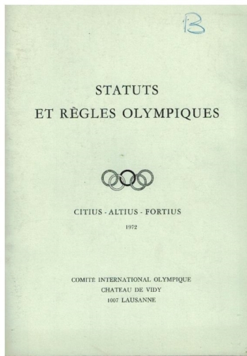 Status et Regles Olympiques