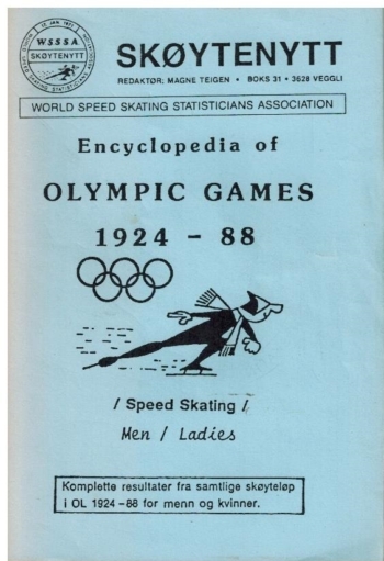 Encyclopedia of Olympic Games 1924-88