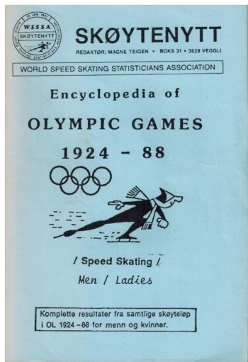 Encyclopedia of Olympic Games 1924-88