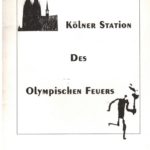 Kölner Station des Olympischen Feuers