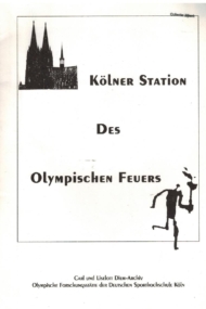 Kölner Station des Olympischen Feuers