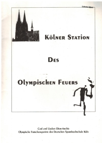 Kölner Station des Olympischen Feuers