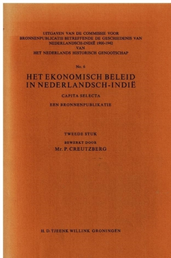 ekonomisch beleid in Nederlandsch-Indie 1900-1942