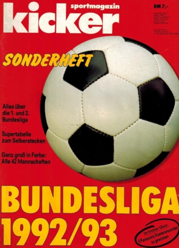 Kicker Sonderheft: Bundesliga 1992/93