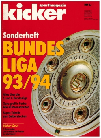 Kicker Sonderheft Bundesliga 1993/94