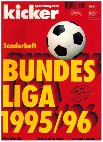 Kicker Sonderheft: Bundesliga 1995/96