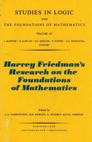 Harvey Friedman's Research