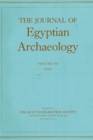 The Journal of Egyptian Archaeology