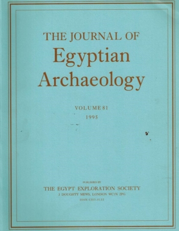 The Journal of Egyptian Archaeology