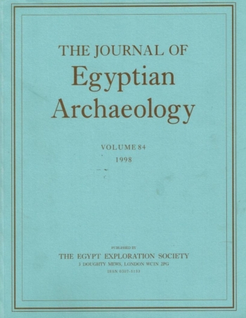 The Journal of Egyptian Archaeology