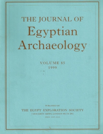 The Journal of Egyptian Archaeology