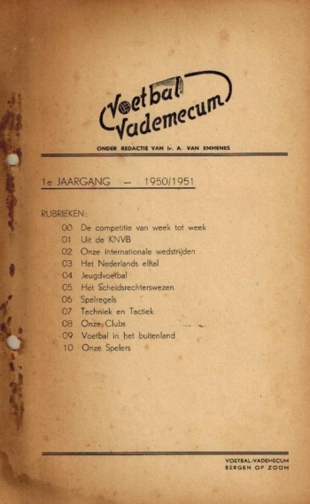 Voetbal Vademecum 1950-1951