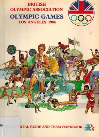 Official Guide and Team Handbook Los Angeles 1984