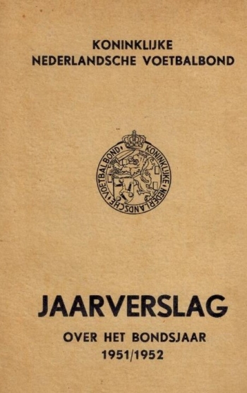 KNVB Jaarverslag 1951-1952
