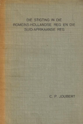 Stigting in die Romeins-Hollandse reg