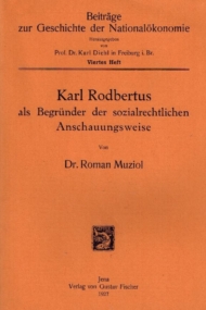 Karl Rodbertus als Begrunder