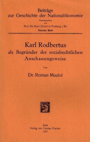 Karl Rodbertus als Begrunder